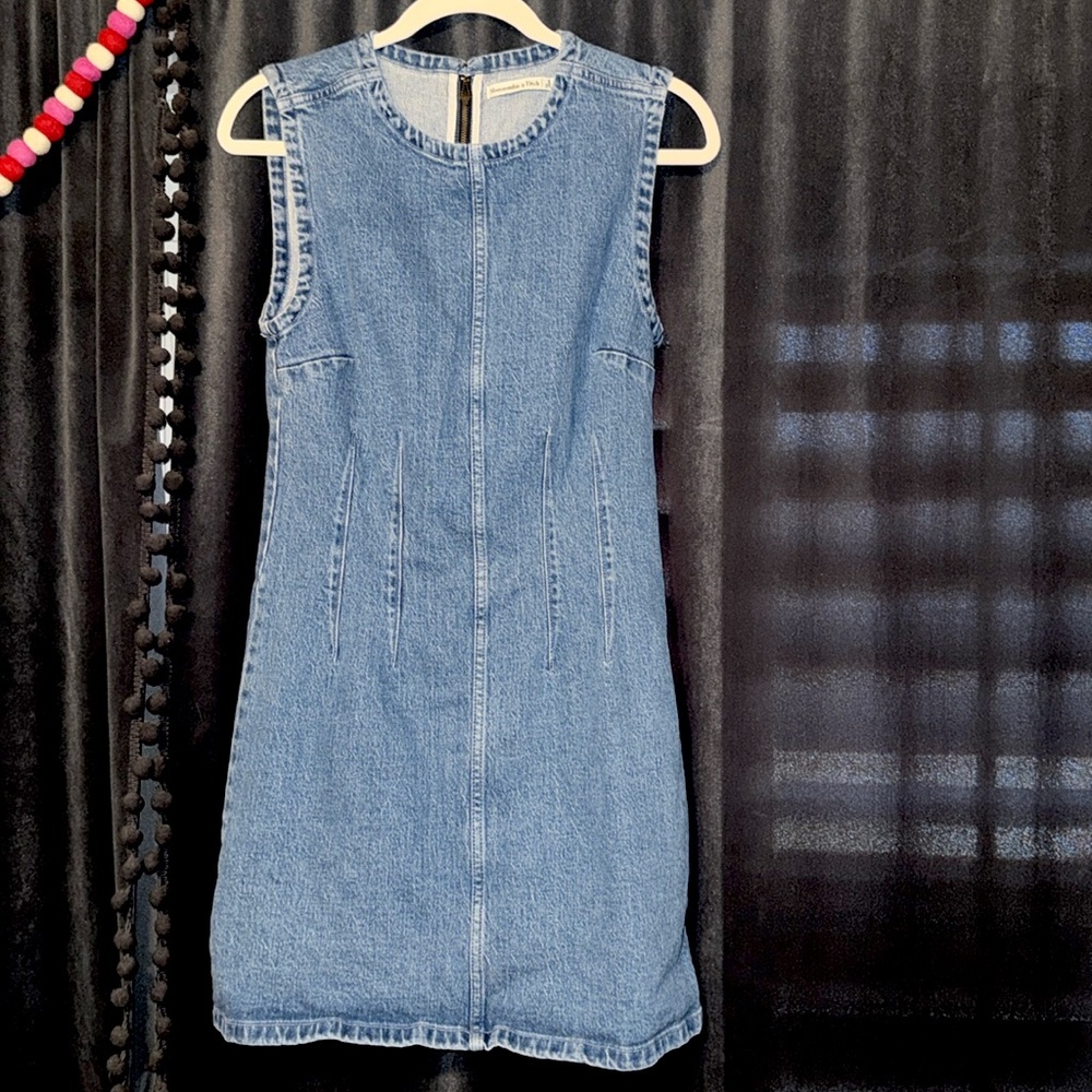 Abercrombie & Fitch Blue Denim Dress